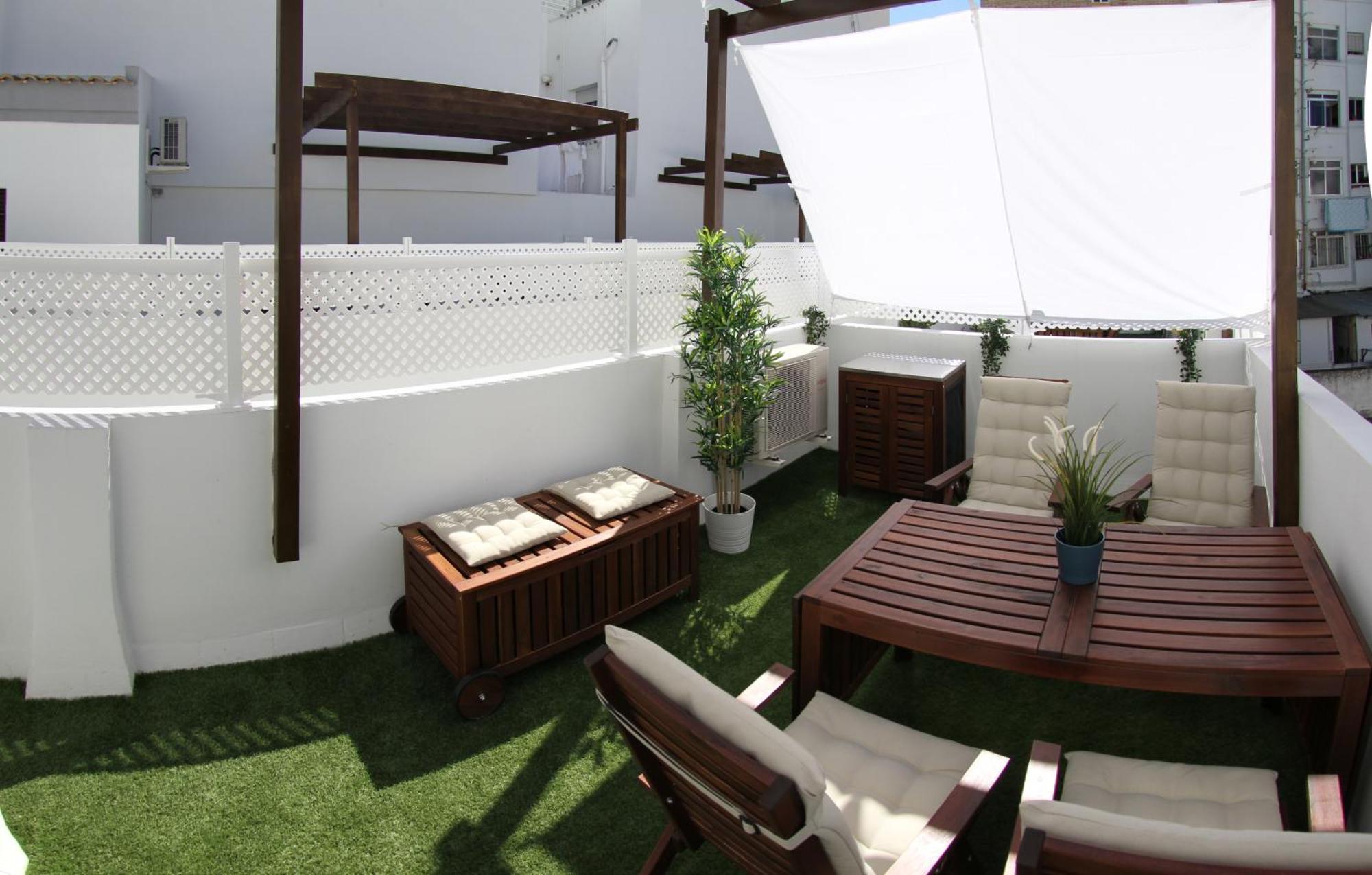 Апартаменты Espectacular Atico Con Terraza En Triana Севилья Экстерьер фото
